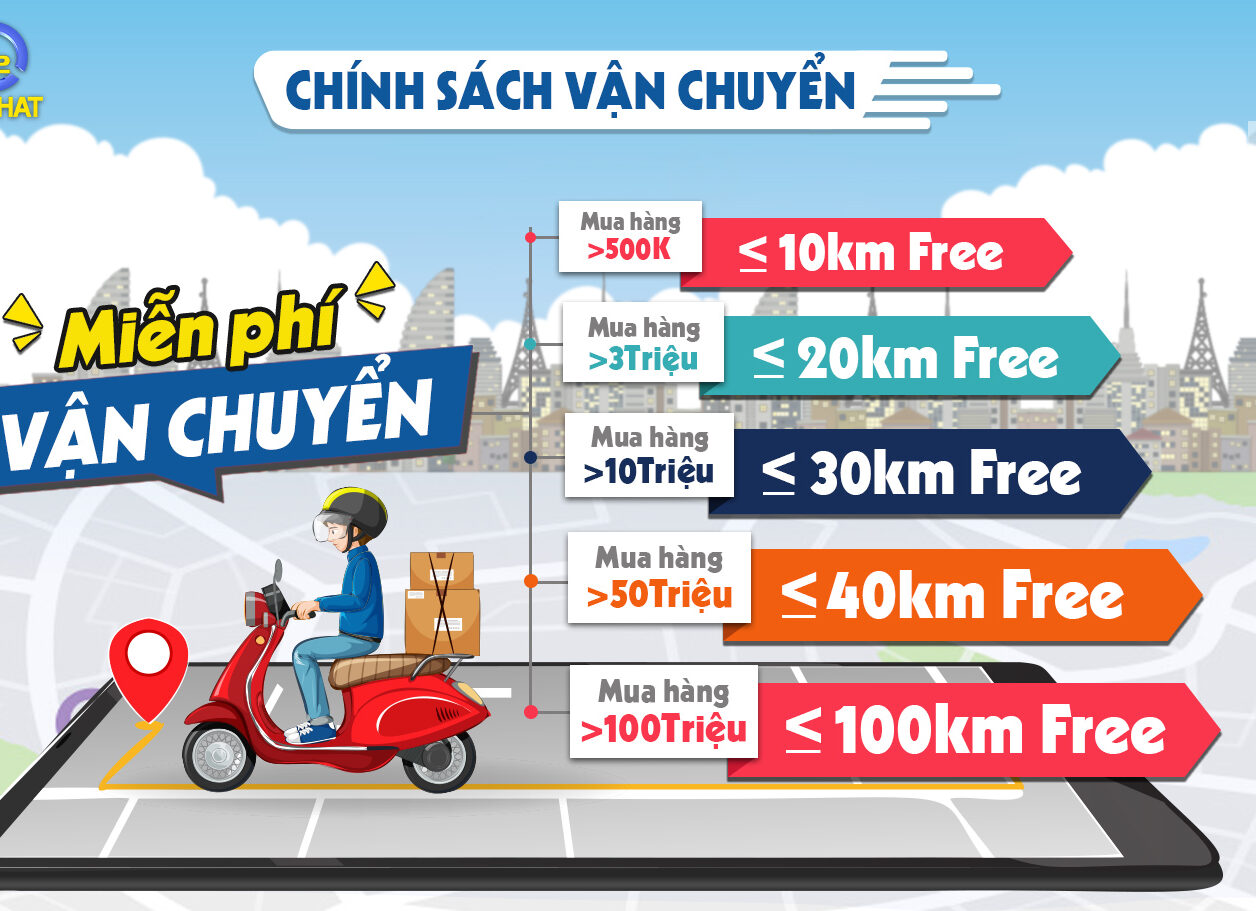 miễn phí vận chuyển