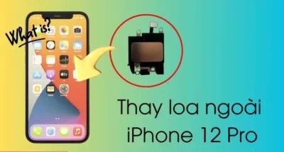 Thay loa điện thoại iPhone chính hãng.