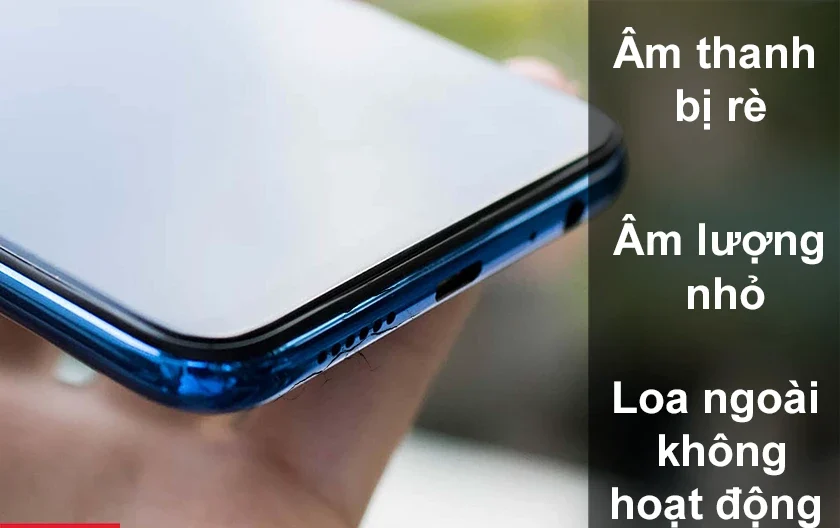 Ảnh minh họa điện thoại bị hỏng, cần thay loa điện thoại.