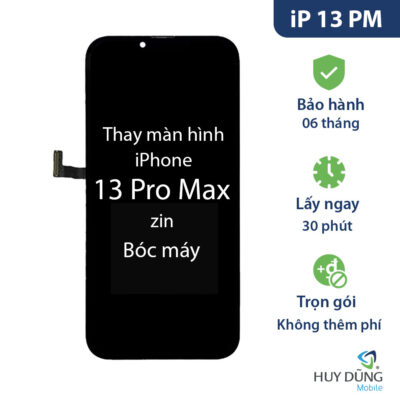 Màn hình iPhone 13 Pro Max zin bóc máy, thay lấy ngay sau 30 phút.